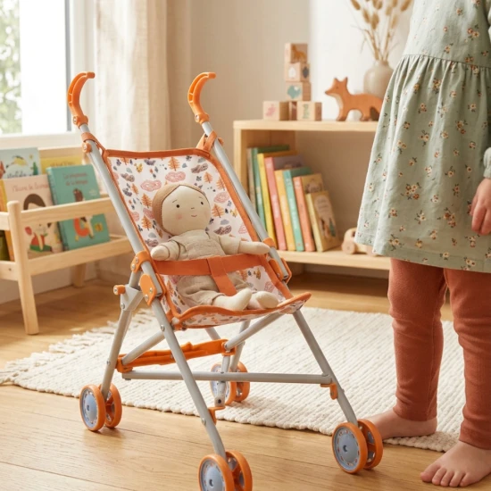 Pomea Puppenwagen Wald
