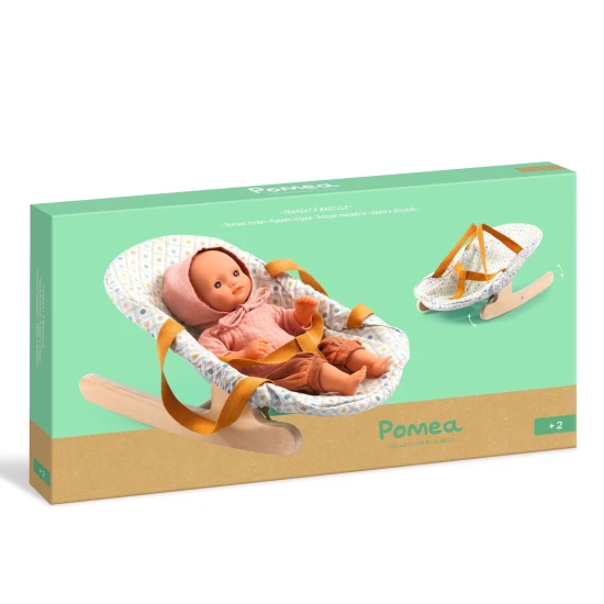 Pomea Schaukelwiege für Puppen