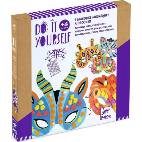 Bastel dir deine eigenen Dschungeltiermasken