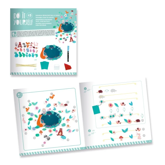 Bastelanleitung: Baue deine eigene abwischbare Tafel im Wald