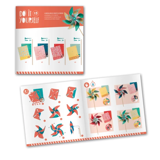 DIY Bastelset Windräder zum Selbermachen