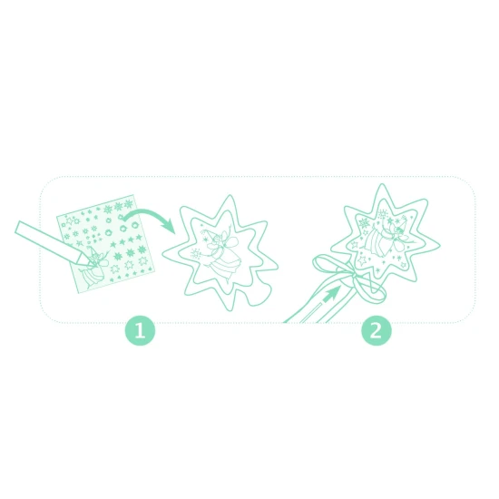 DIY Bastelset Zauberstäbe zum Selbermachen