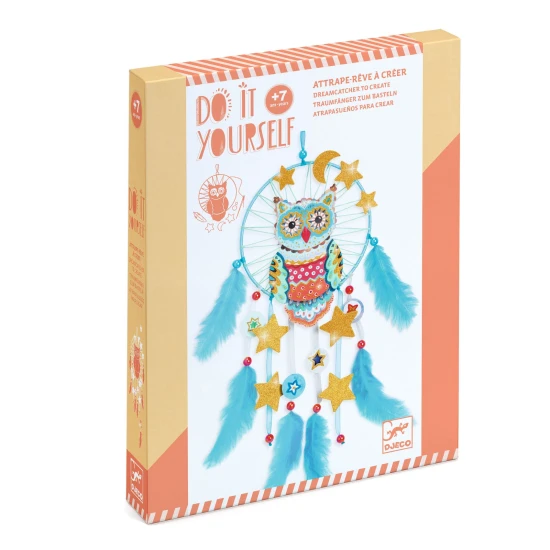 DIY Bastelset Traumfänger Eule zum Selbermachen