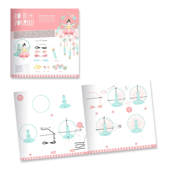 Bastel dir deinen eigenen Traumfänger: Mädchen im Lotus