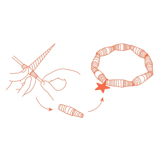 DIY Bastelset – Bunte Armbänder (35 Stück) zum Selbermachen