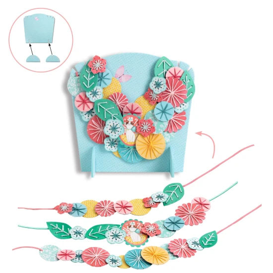 DIY Bastelset Blumenhalskette zum Selbermachen