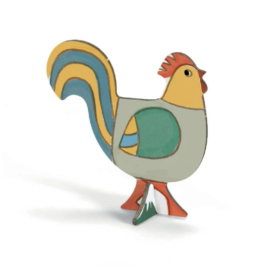 3D-Kreativset aus Pappe Bauernhof