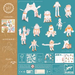 3D-Kreativteam aus Pappe – Monster