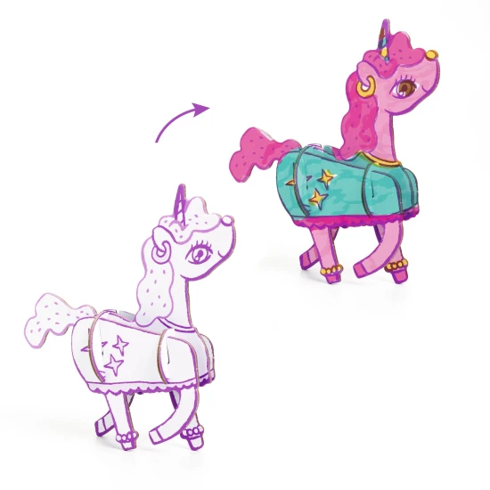 Kreative 3D-Kawaii-Welt aus Pappe