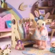 Kinder-Kreativset Djeco Mi House Rosie – Minihaus mit Möbeln, Figur und Zubehör