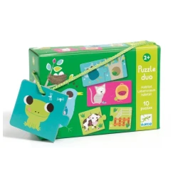 Puzzle Duo Wo leben die Tiere