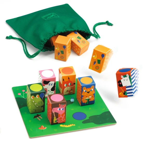 Lernspiel für Kinder: Sound Pexeso mit Tierbildern