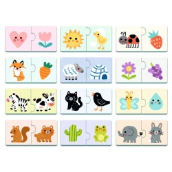 Puzzle Duo Farben 12 Teile