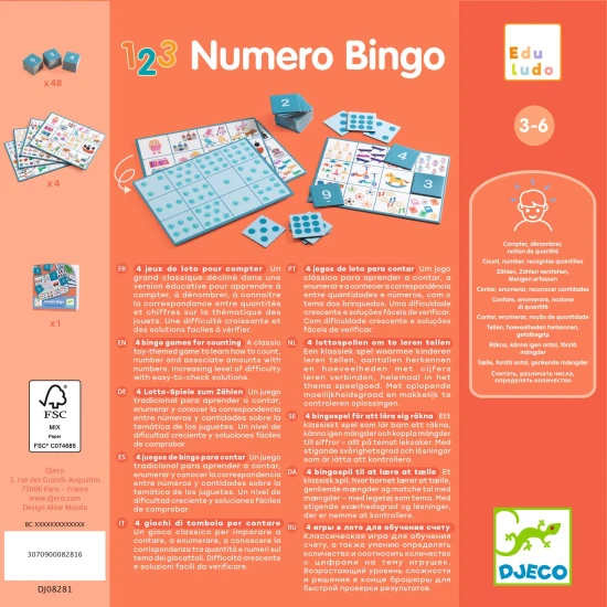 Numero Bingo Zählspiele