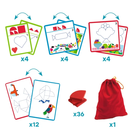 Eduludo Bild-Tangram: Formen