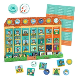 Lernspiel zur Planung wöchentlicher Aktivitäten Meine Woche