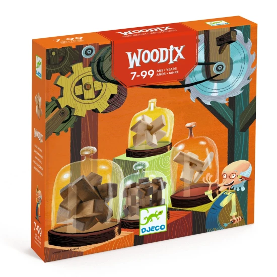 Set mit 6 Woodix-Puzzles