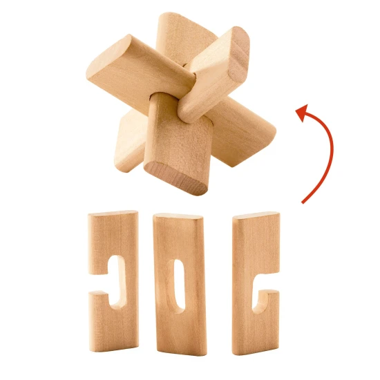 Set mit 6 Woodix-Puzzles