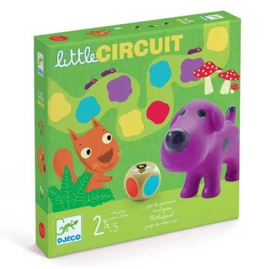 Brettspiel für die Kleinsten. Niedliche Tiere führen Kinder in das Prinzip sozialer Spiele ein.