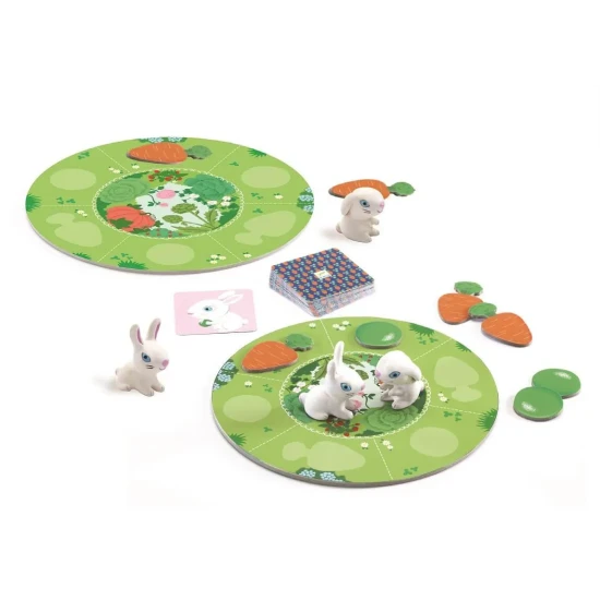 Familienspiel Kaninchen: Einfach und niedlich für Kinder ab 2,5 Jahren