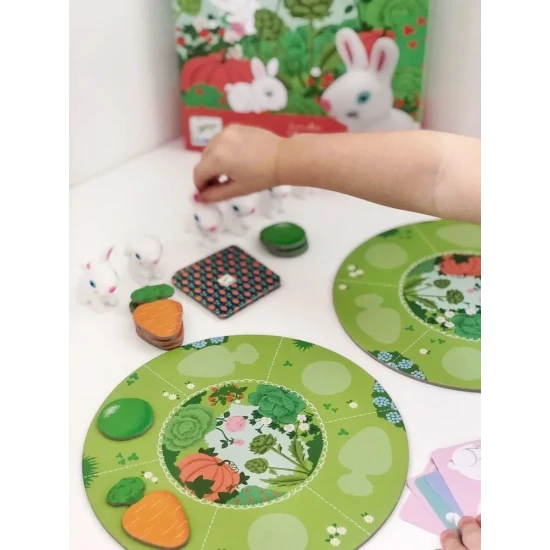 Familienspiel Kaninchen: Einfach und niedlich für Kinder ab 2,5 Jahren