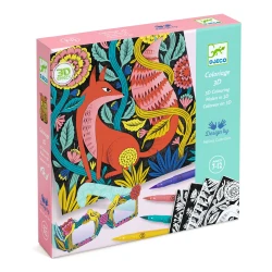 3D-Kunstset Fantastischer Wald