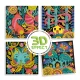 3D-Kunstset Fantastischer Wald