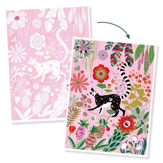 Große Malvorlagen zum Thema Wildnis