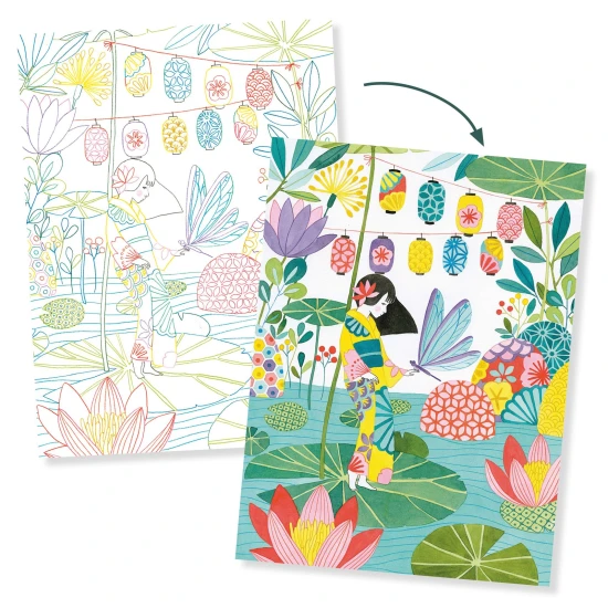 Große Malvorlagen Japan