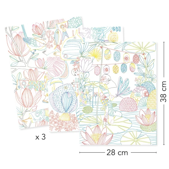 Große Malvorlagen Japan