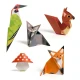 Djeco Origami Wald Tiere aus Papier