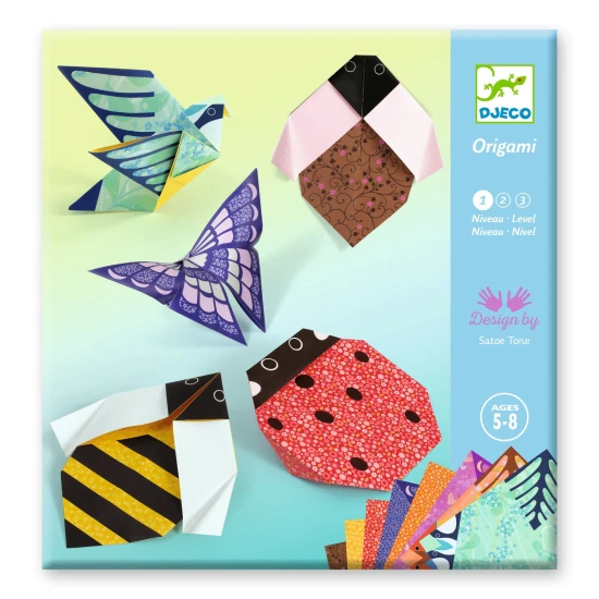 Djeco Origami Im Garten Tiere aus Papier
