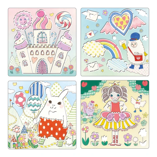 Zeichnung nach der Kawaiiland-Vorlage