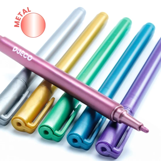 Metallic-Marker, 6 Stück