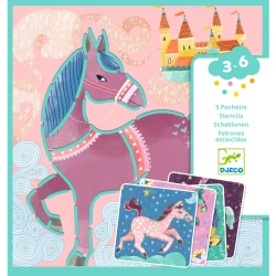 Zeichnung nach der Vorlage „Pferde“