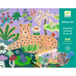 Tropischer Wald: 3D-Gemälde