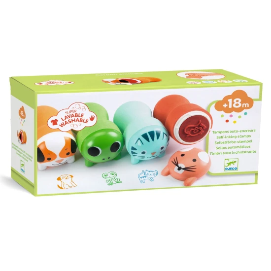 Selbstfeuchtende Stempel Gartentiere