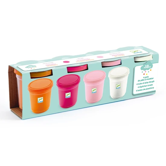 Knete für die Kleinen, sanfte Farben