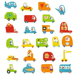 Gestalten mit Autoaufklebern