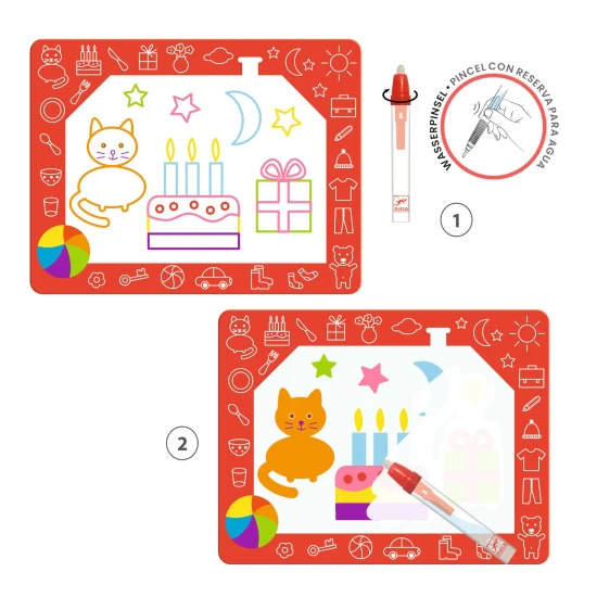 Magische Aquarell-Kritzeleien