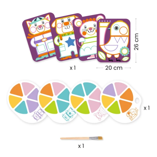 Palettenmalerei Pausbäckchen für Kinder - Kreativität ohne Kleckern, Malen mit Paletten für kleine Künstler.