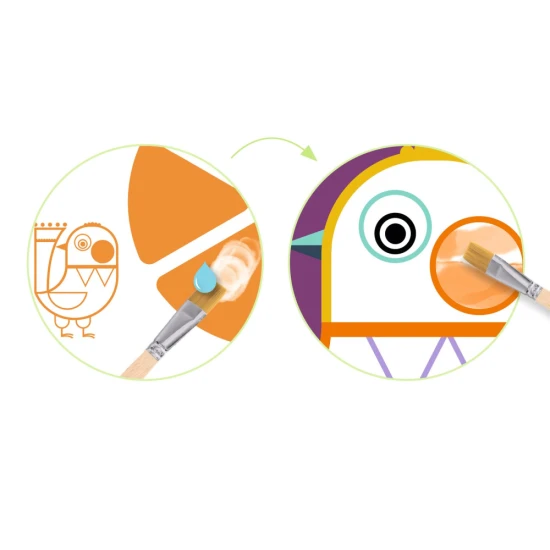 Palettenmalerei Pausbäckchen für Kinder - Kreativität ohne Kleckern, Malen mit Paletten für kleine Künstler.