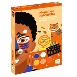 Panther-Gesichtsbemalung