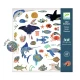 Ozean-Aufkleber, 160 Stück