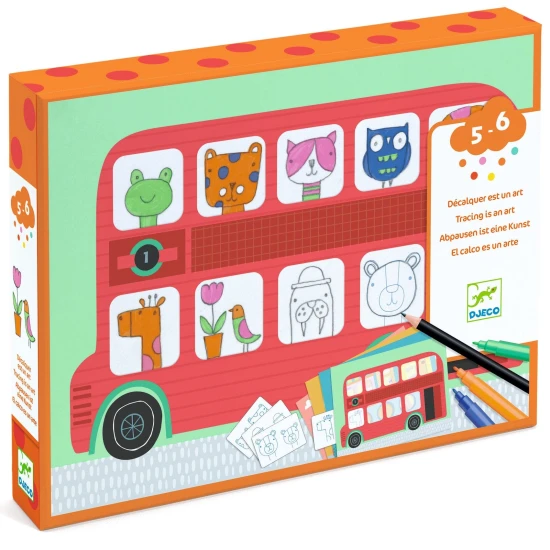 Das Nachzeichnen von Tieren auf Transparentpapier fördert die Fantasie und das kreative Denken der Kinder.