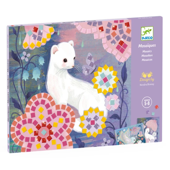 Schaummosaikwald nach Zahlen gestalten