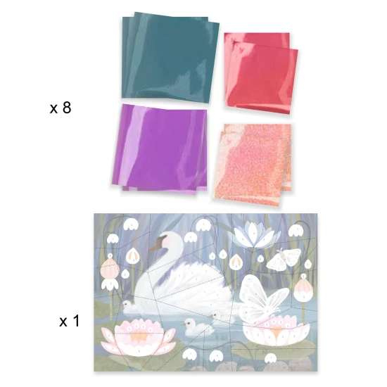 Großes kreatives Set mit 6 Fluffy Box-Aktivitäten