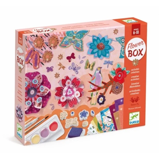 Großes kreatives Set Blumengarten