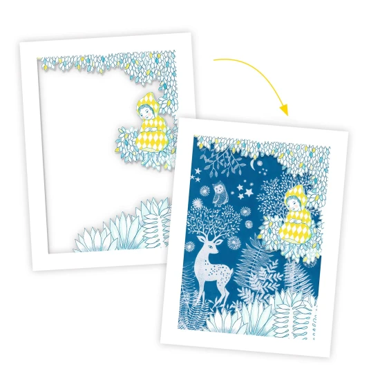 Cyanotypie (lichtempfindlich) – Set „Im Mondlicht“