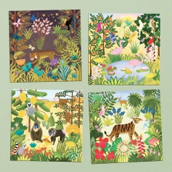 Kreatives Set „Üppige Wildnis“ von Henri Rousseau